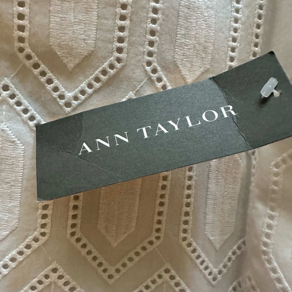 White Ann Taylor sun dress
